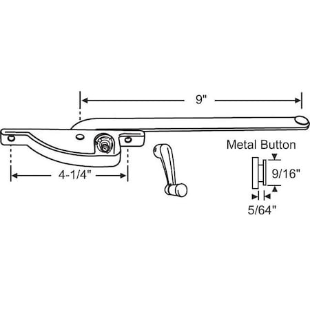 Strybuc OPERATOR ASSEMBLY -ALUM. 36-105